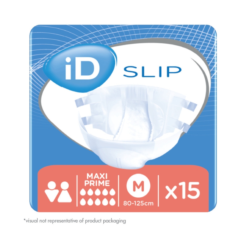 iD Slip Maxi Prime est un change complet haute absorption conçu pour les personnes ayant une incontinence modérée à forte,